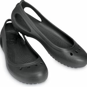 Crocs Comfort Kadee Black‎ Croslite Ballet Ballerina Flats Size Woman's 10